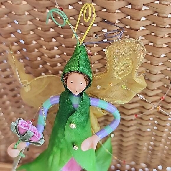 Rare Silvestri SWEET PEA Fairy Ornament - Picture 4 of 17